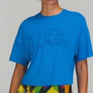 Lululemon NWT Abrasion Resistant Training T-Shirt *Ed Curtis Poolside Size 6